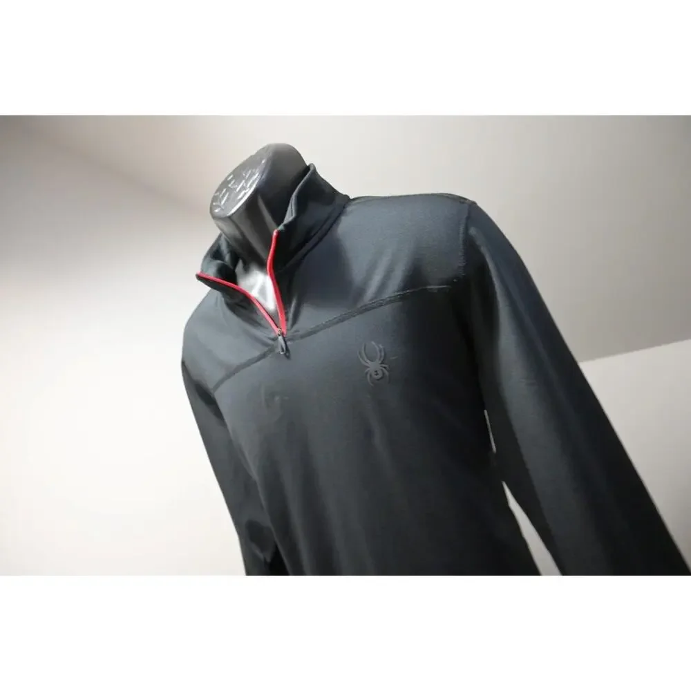 Spyder Fleece Athletic Jacket‎ 1/4 Zip Performance Long Sleeve Mens Size XL